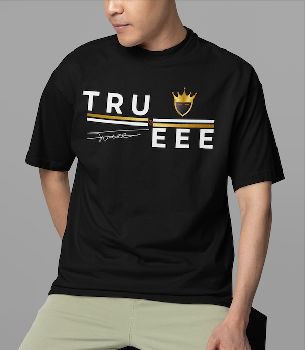 Pre-Order NOW! TRUEEE Text Mens T- Shirt