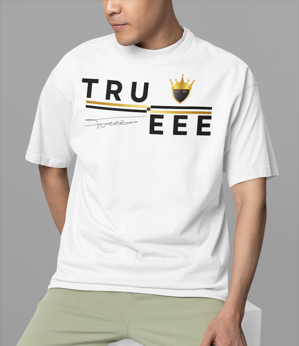 Pre-order NOW! TRUEEE Text  Men's T-shirt